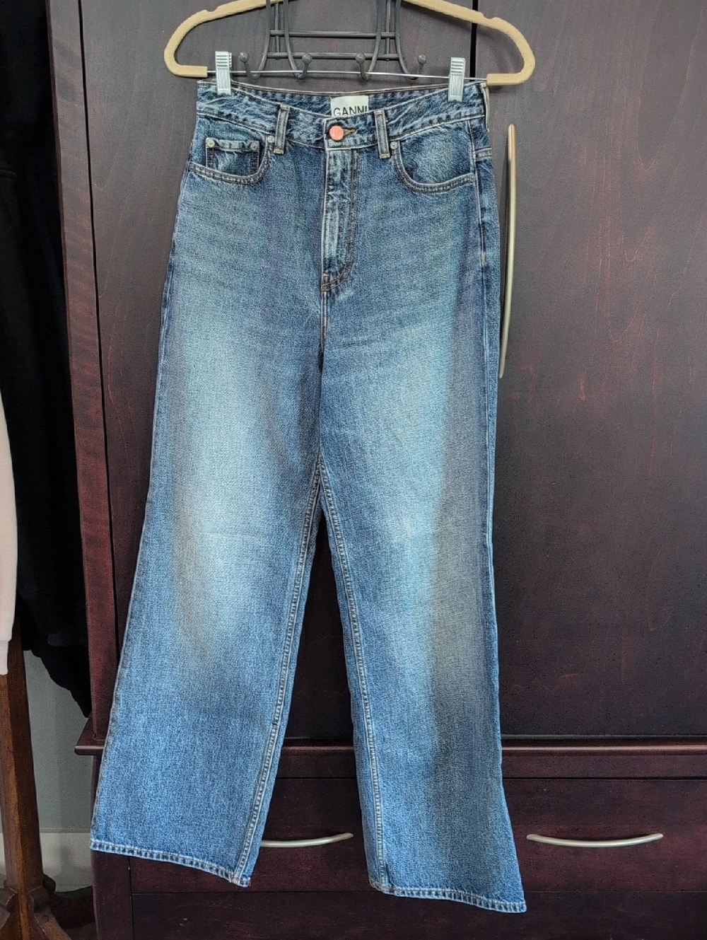 Ganni Magny Wide Leg Jeans 27